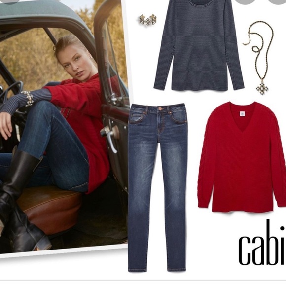 Cabi Red Sweater - Picture 6 of 6